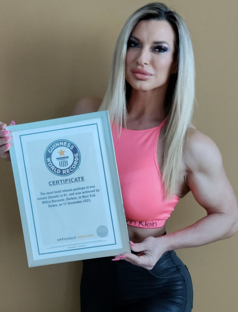 Milica Narančić, oborila Ginisov rekord u svom rodnom Novom Sadu