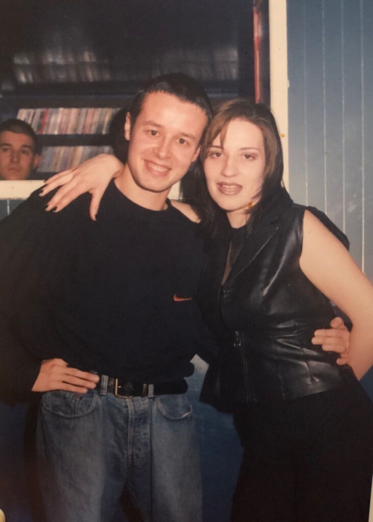 Igor Todorović i Tanja Banđur, zvezde devedesetih; Foto: Privatna arhiva 