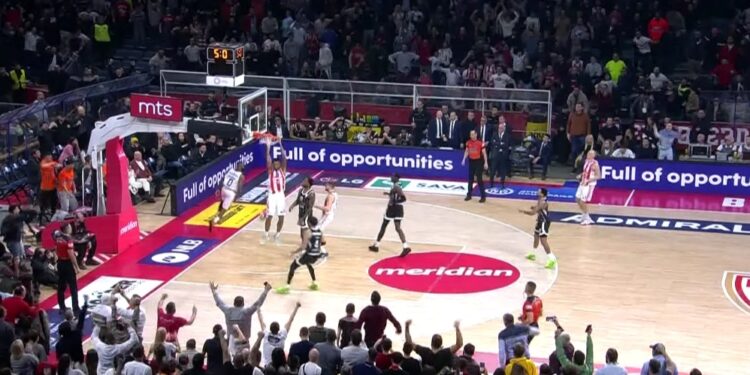 Zvezdi slavlje u večitom derbiju za prvo mesto u ABA ligi