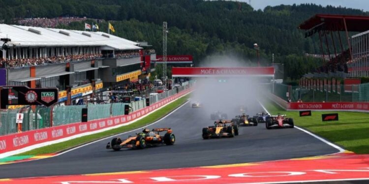 Pjastri najbrži u Belgiji u trci koja je ponovo potvrdila da vozači ne žele da voze po kiši