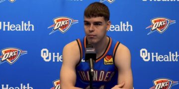 Dobre vesti iz Oklahome: Nikola Topić se vratio treninzima