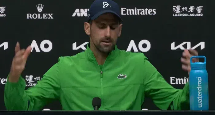 Dan uoči velikog finala Australijan opena Đoković odlučio da ne izlazi na teren