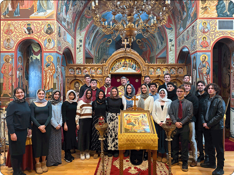 Zimski omladinski kamp u manastiru Nova Gračanica – dani ispunjeni molitvom, razgovorima i zajedništvom mladih iz dijaspore; Foto: Privatna arhiva 