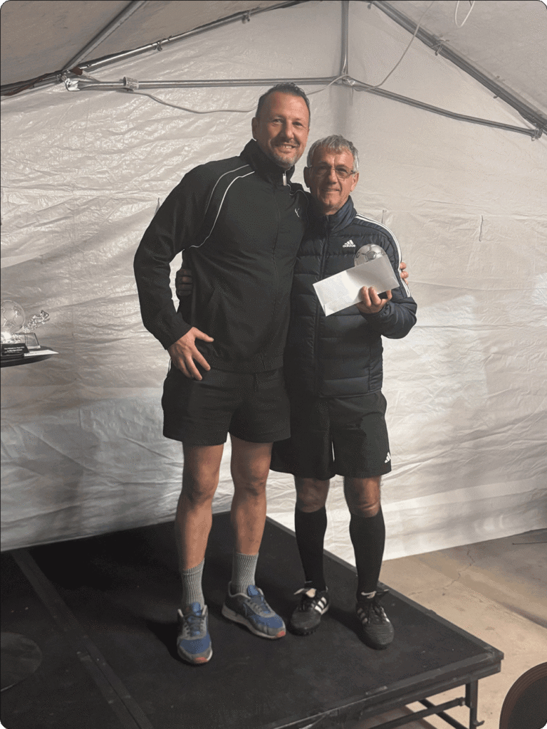 Dalibor Tomić i kapiten ekipe Slavia Phoenix; Foto: Mini Srbijada, Las Vegas 2026