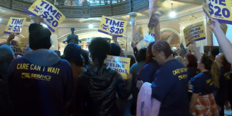 Negovatelji u Illinois-u traže veće plate – “Brinemo o najranjivijima, vreme je da budemo pošteno plaćeni!”