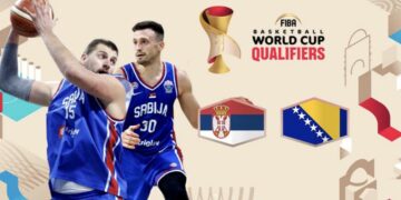 Jović i Jokić vodili Srbiju do pobede nad BiH, „orlovi“ prenose 10 bodova u drugu rundu kvalifikacija