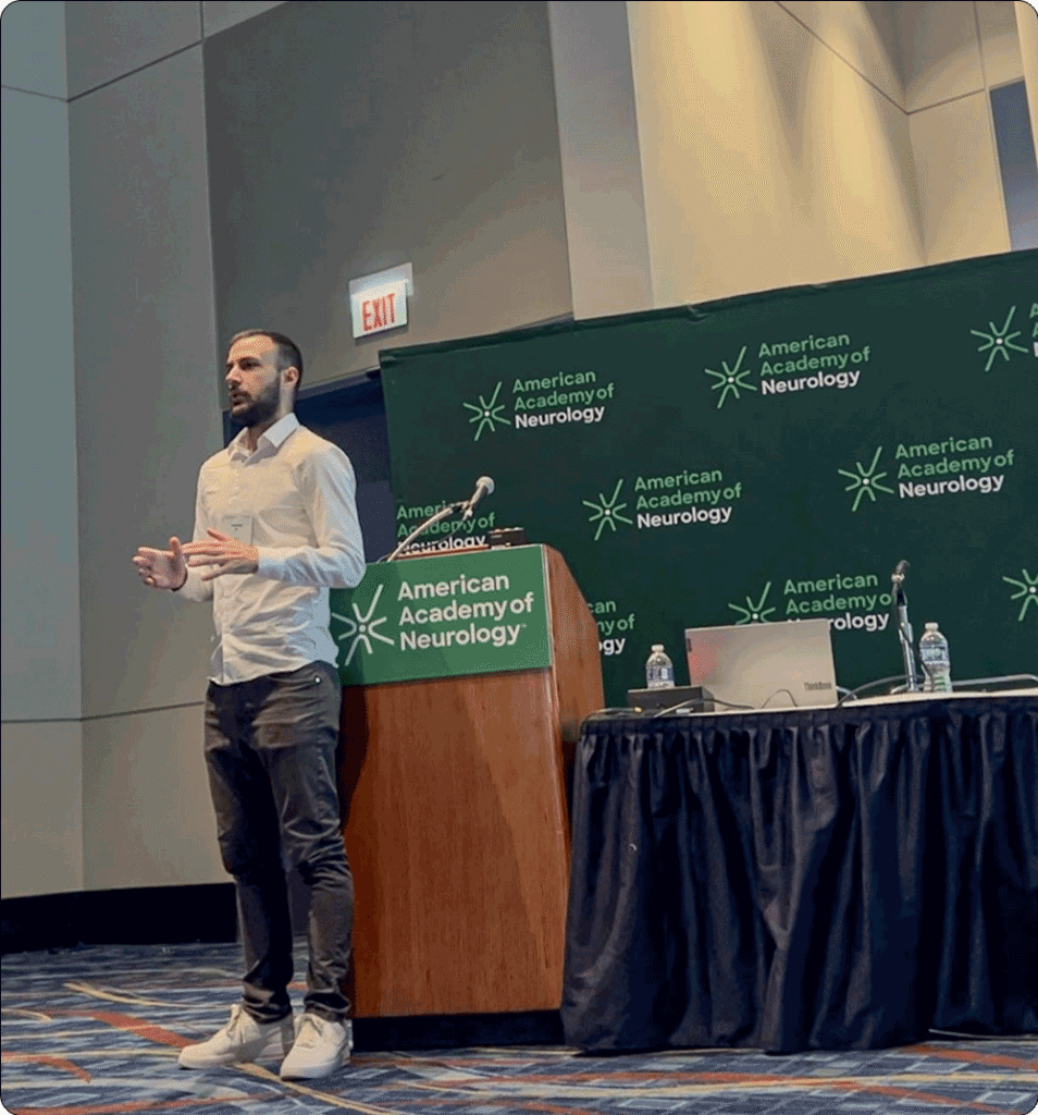 American Academy of Neurology Annual Congress in Chicago, Illinois, 2026.