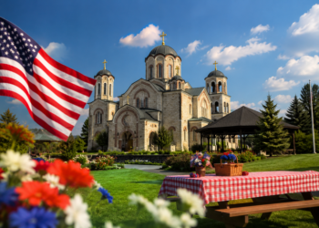 Dan nezavisnosti u manastiru Nova Gračanica