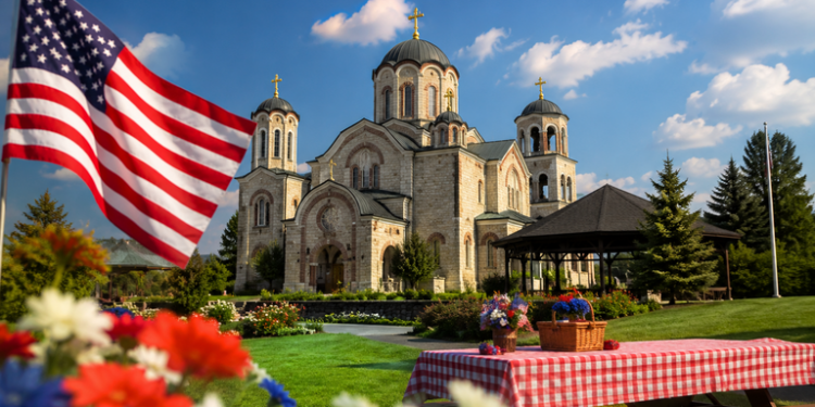 Dan nezavisnosti u manastiru Nova Gračanica