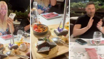 Karleuša i Duško jedno pored drugog: Isplivao snimak sa Jeleninog rođendana