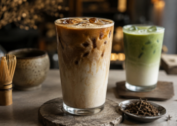 hojicha latte